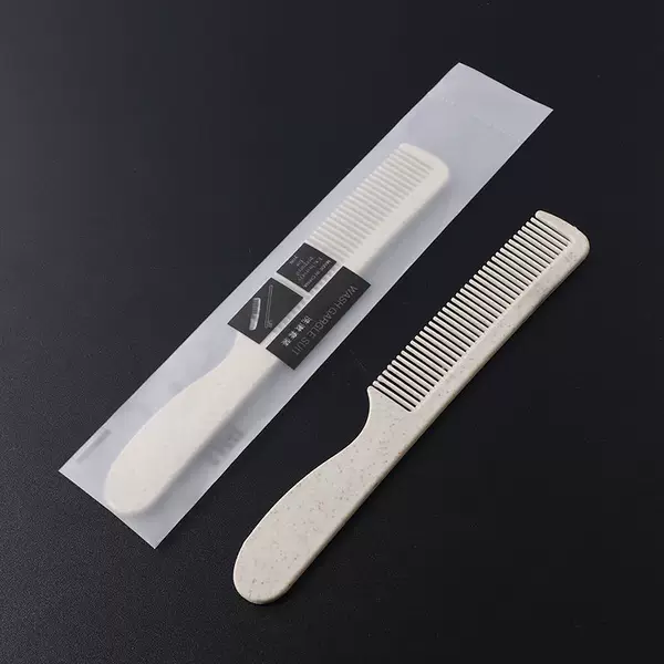 Disposable Hotel Combs, Individually Packaged for Easy Carrying, Long Strip Combs for Guest Rooms, Plastic Hairdressing Combs
