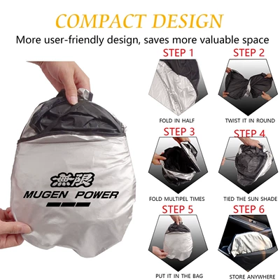 Sun shade Heat-Insulating Sunshade, Silver-Coated