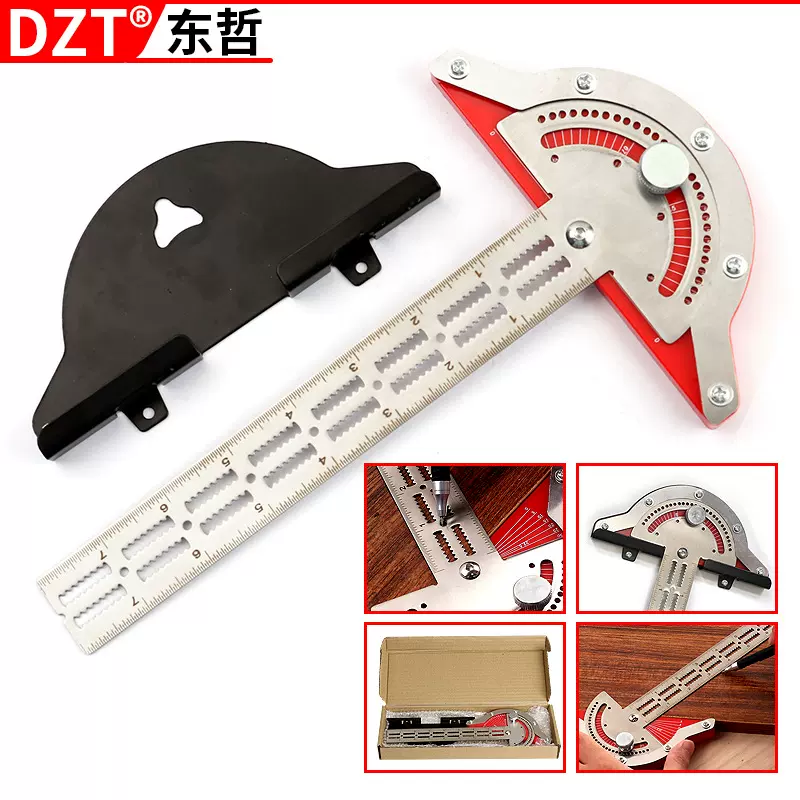 WoodworkersEdgeRule木工尺边缘尺木工角度尺公英制尺测量工具