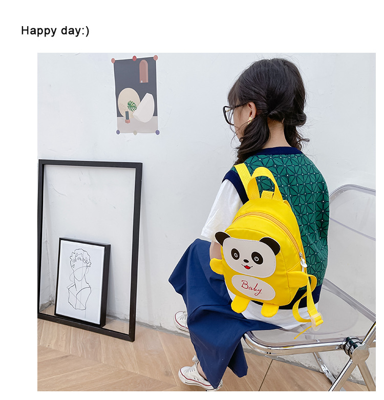 Kindergarten schoolbag for children, boys and girls, 1-3-5 years old, anti-wandering rope, cute frog, double-shoulder baby small backpack undefined