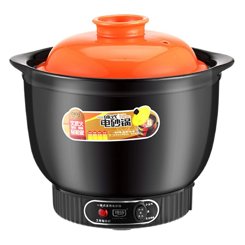 Здоровья Кастрюля Электрический Деревянный Горшок Электрический Кастрюля Горшок Супа Автоматическая Туши Горшок Бытовой Суп Каша Керамическая