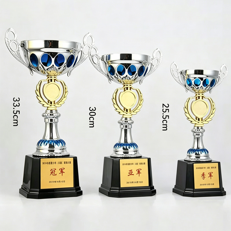 Fabricación de trofeos creativos Estudiantes Reunión anual de deportes de equipo de empresas Fútbol y baloncesto Ganadores de premios