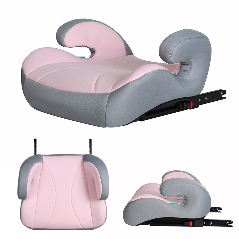 Pink Children's Car Safety Seat Booster Cushion Universal Seat Cushion Portable Multi-Functional Seat for Older Children