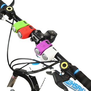 Bicycle Electric Horn Mountain bike bell balance car electronic horn personality bicycle silicone Bell riding accessories