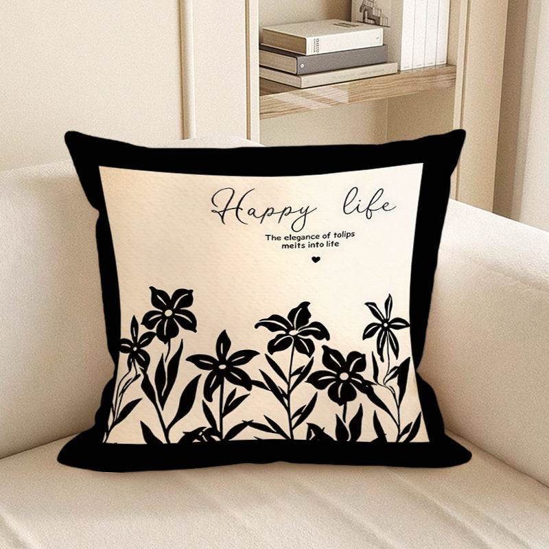 almohada de soporte de estilo francés de lujo ligera almohada de cintura de tela cama de sala de estar sofá almohada de soporte almohada de base