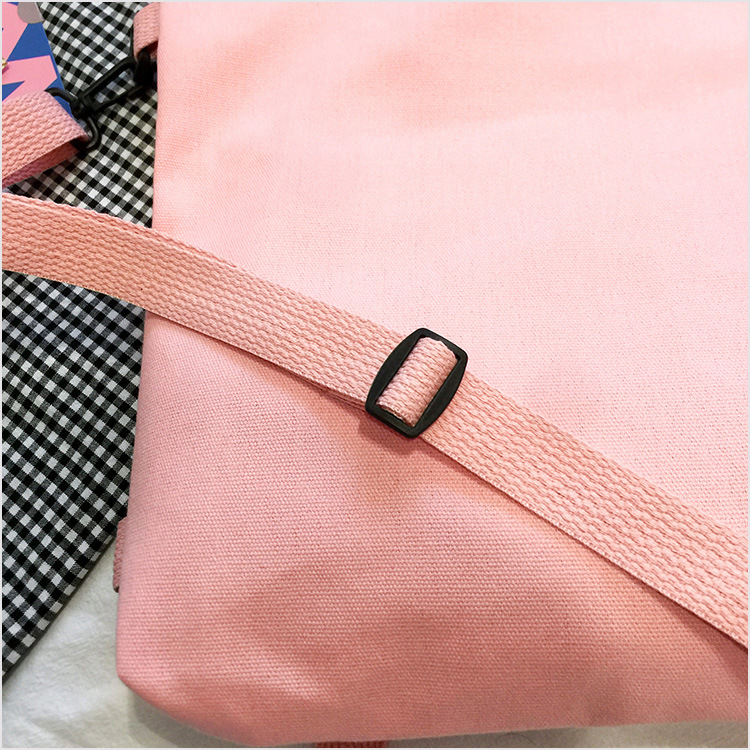 Factory wholesale 2021 new Korean-style canvas handbags, large-capacity multi-functional student cloth bags, four-use bags undefined