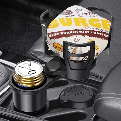 Cross-border multifunctional car water cup Car cup holder/beverage holder - double-layer-small-cup-holder