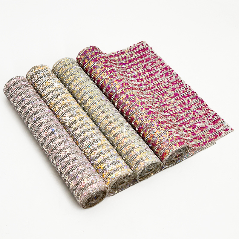 Personalidad creativa sequinilla fiesta joyas decoración fiesta ficha accesorios de perforación de perforación caliente