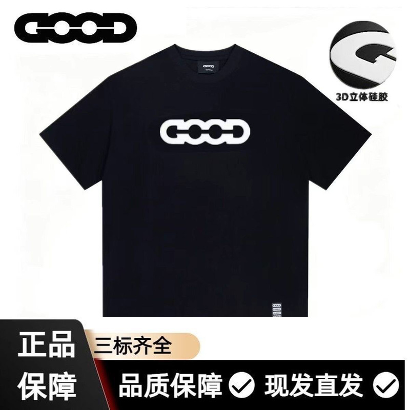 Good National Trend Summer Hot-Selling 3D Printed Heavyweight Short-Sleeve T-Shirt, Loose Casual Ins Versatile Unisex Couple's Outfit