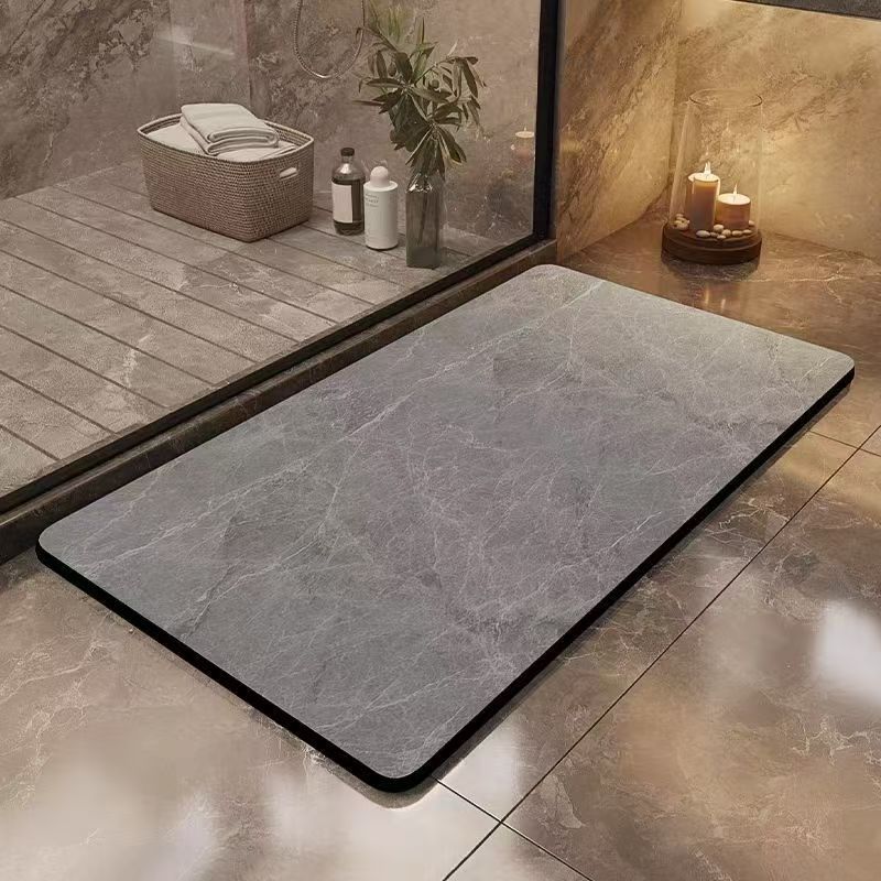 Household Marble Diatom Mud Floor Mat Bathroom Water-Absorbent Non-Slip Water-Absorbent Quick-Drying Entrance Door Entrance Door Mat