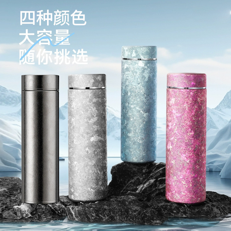 内外纯钛高档保温杯茶水分离泡茶杯双层钛杯大容量车载便携水杯子|undefined