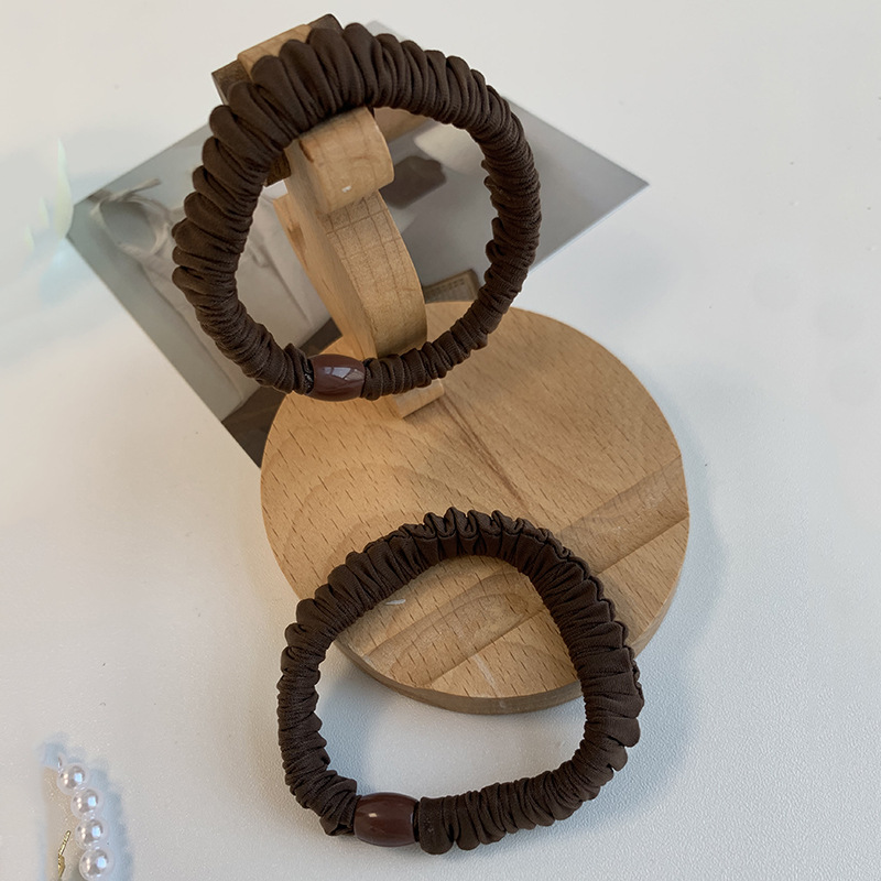 슈퍼 부드럽고 두꺼운 작은 버튼 고무 다크 브라운