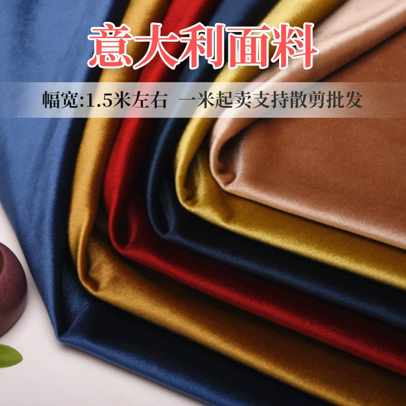 Velvet sofa, multicoloured cloth, decorations for hotel, new collection, Italy, increased thickness