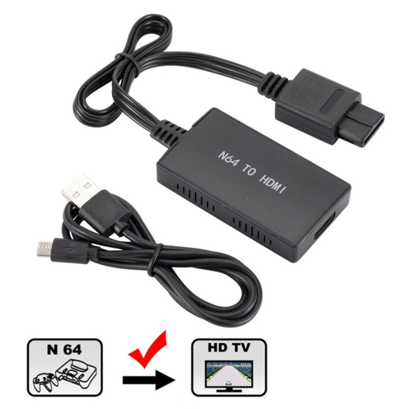 Cross-Border Exclusive Supply of N64 to HDMI Adapter Cable N64/Snes/Ngc 1080P High-Definition Converter Cross-Border Exclusive Supply of N64 to HDMI Adapter Cable N64/Snes/Ngc 1080P High-Definition Converter