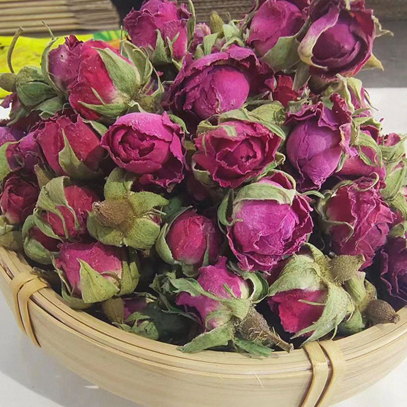 平バラ茶 乾燥蕾芽茶 云南金边バラ 甘粛苦水バラ茶 女性向け|undefined