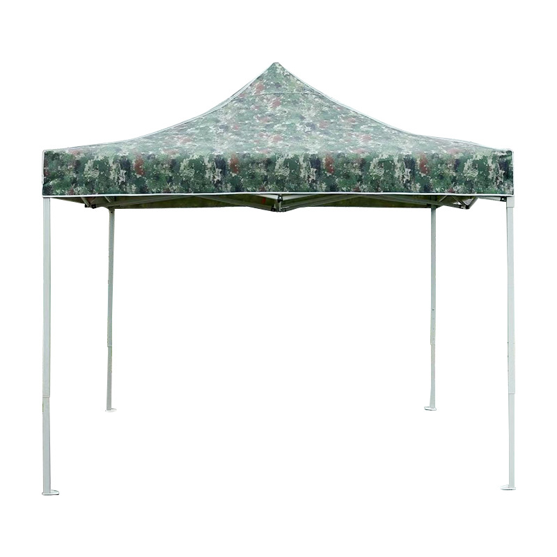 Jungle al aire libre campana de camuflaje gruesa y gruesa Sutuo entrenamiento militar cuatro esquinas plegables campana telescópica sombrilla sombrilla