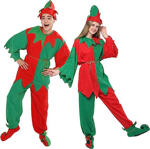 Navidad ropa para niños y niñas ropa para padres e hijos Cosplay lindo elfo verde payaso traje de rendimiento