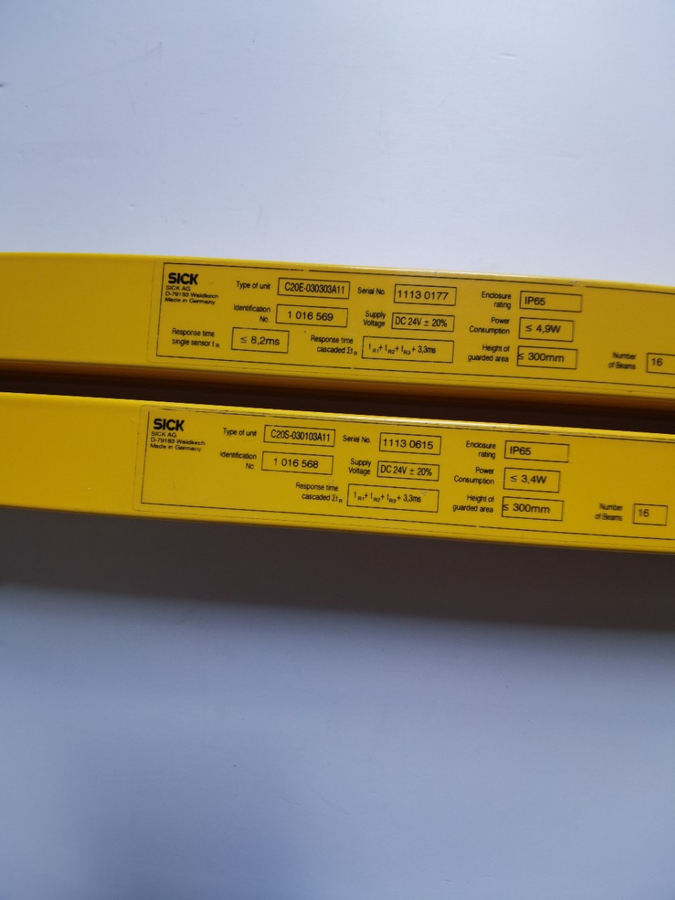 安全光栅 光幕 C20E-030303A11+C20S-0030103A11