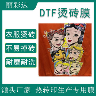Dtf Hot Diamond Film Stacking Process Special Printing Film Dtf Secondary Development Functional Film