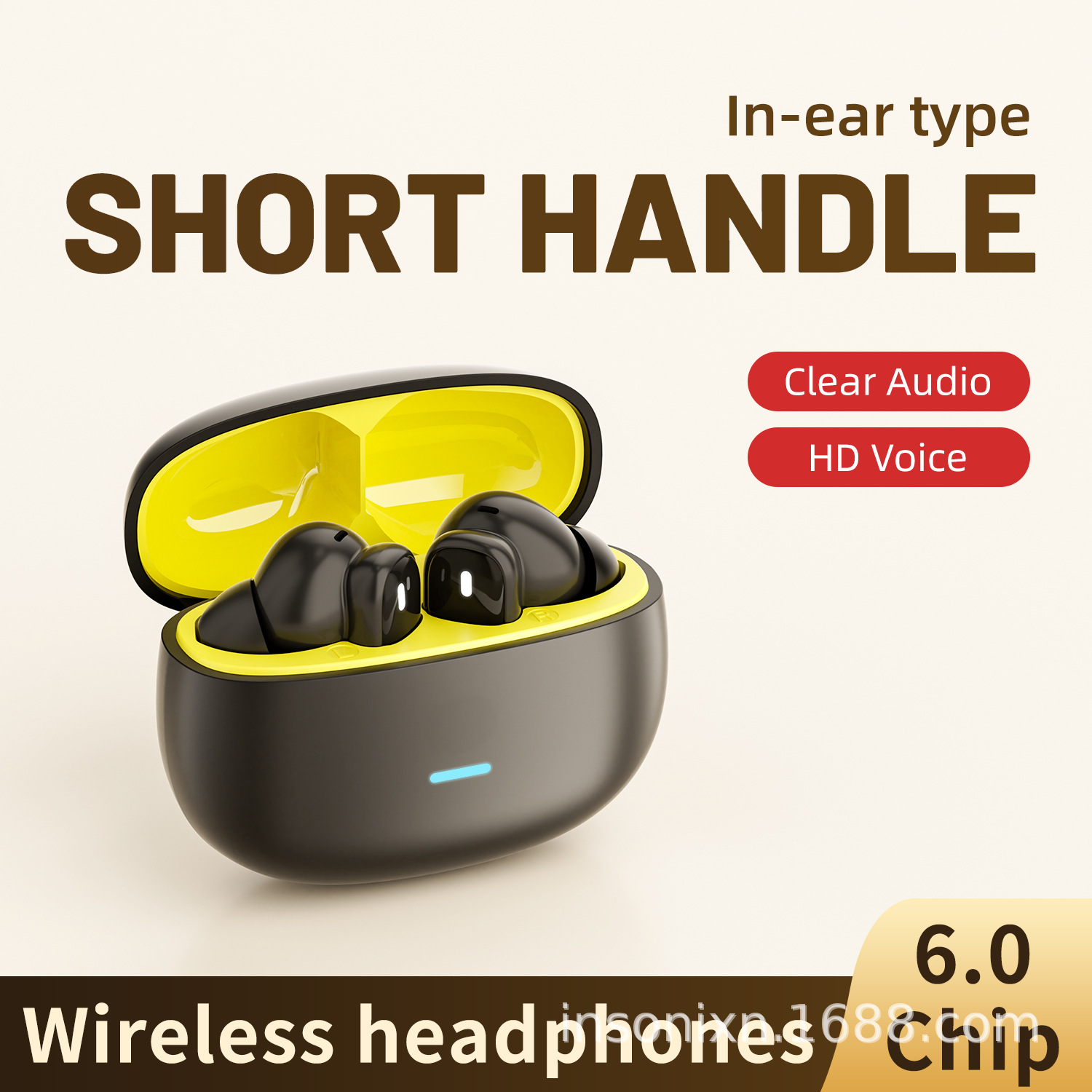 Cross-border bestseller SK43 true wireless Bluetooth earphones with dual earpieces for sports and running, in-ear earbuds