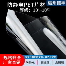 高透PET片材防静电apet耐高温pet绝缘元器件吸塑工业电子托盘卷材