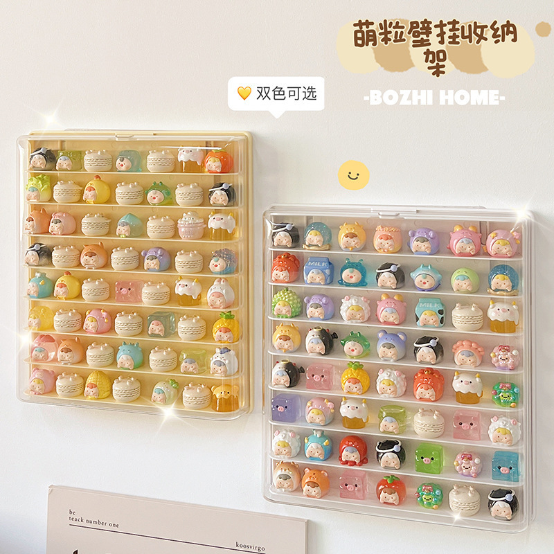 Cute Display Box, Hand-Made Display Cabinet, Wall-Mounted Blind Box Storage Display Rack, Acrylic Transparent Small Ornaments Display Rack Cute Display Box, Hand-Made Display Cabinet, Wall-Mounted Blind Box Storage Display Rack, Acrylic Transparent Small Ornaments Display Rack