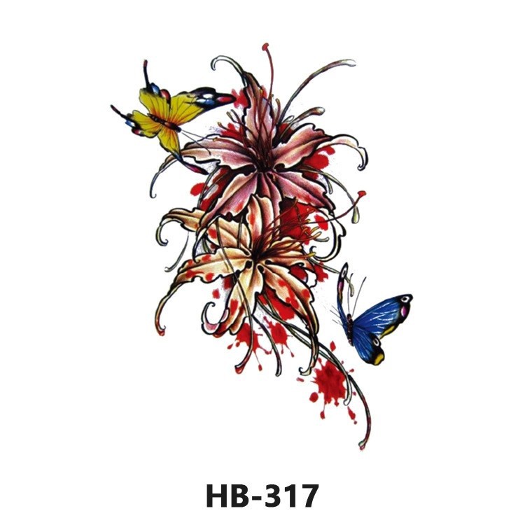 Nuevo color impermeable tatuaje calcomanía brazo medio brazo completo tatuaje pegatina fábrica directa al por mayor entrega tatuaje