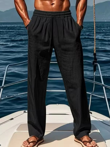 Amazon Wish AliExpress Men's Hip-Hop Casual Loose Sport Pants 2024 New Breathable Long Trousers