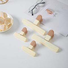 Snack sealing clip sealing clip kitchen food moisture-proof clip household tea sealing clip plastic bag preservation clip