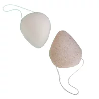 Губка для очищения лица Konjac, очищающая губка из семян грецкого ореха, артефакт для очищения лица, полотенце для лица, специальный макияж глаз и красота.