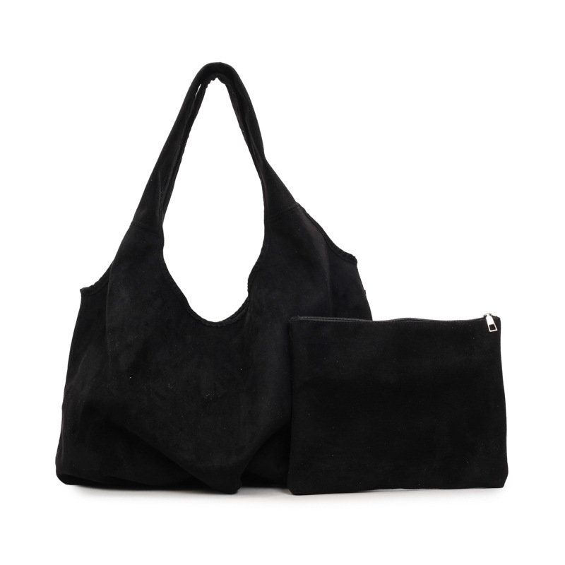 Suede Crossbody Bag For Women, Large Capacity Mother-Daughter Set, Casual Retro Hobo Bag, Commuter Shoulder Underarm Bag - Thumbnail 7