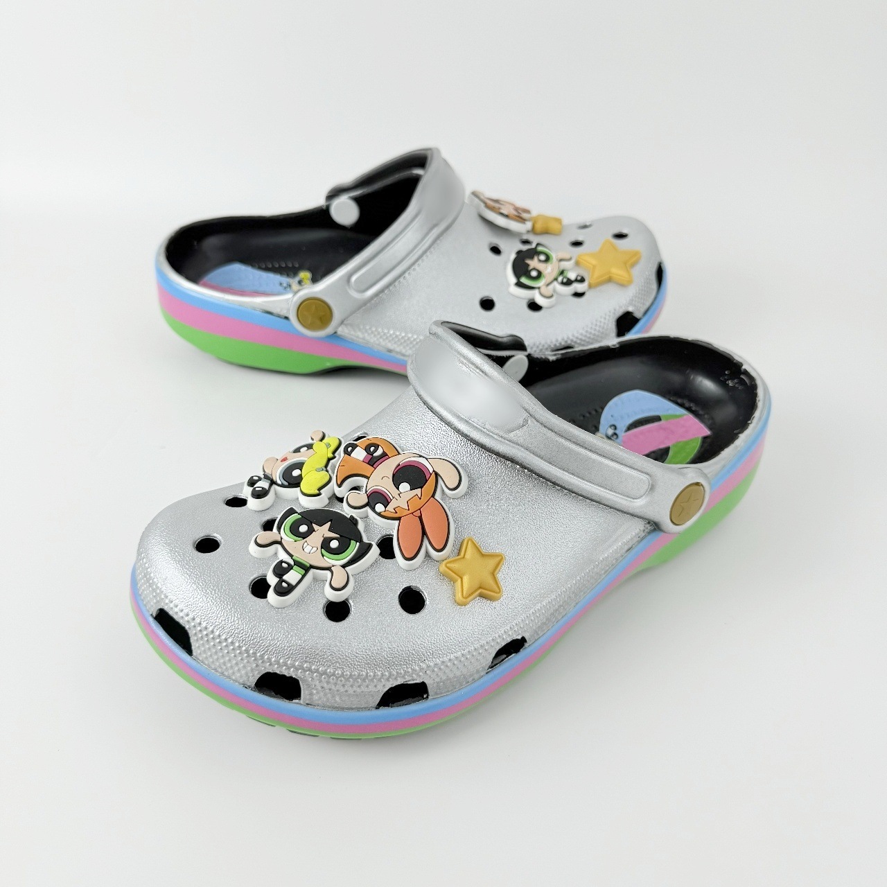 Zapatos tipo Crocs unisex con diseño