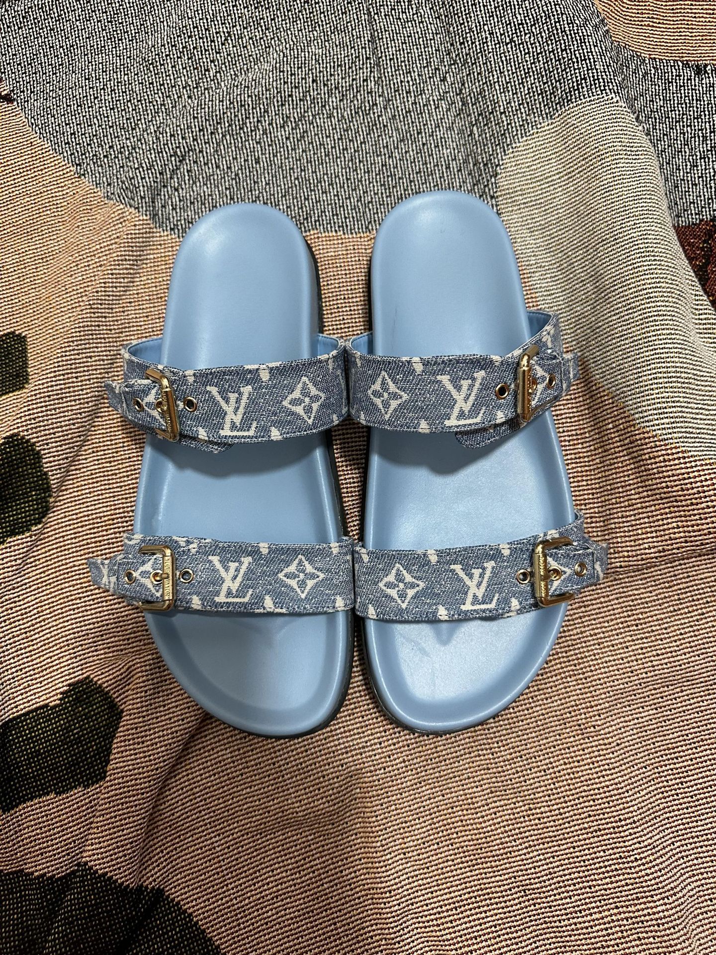 Sandalias de playa de talla grande para mujer, marca L, zapatos planos de playa para mujer, de secado rápido