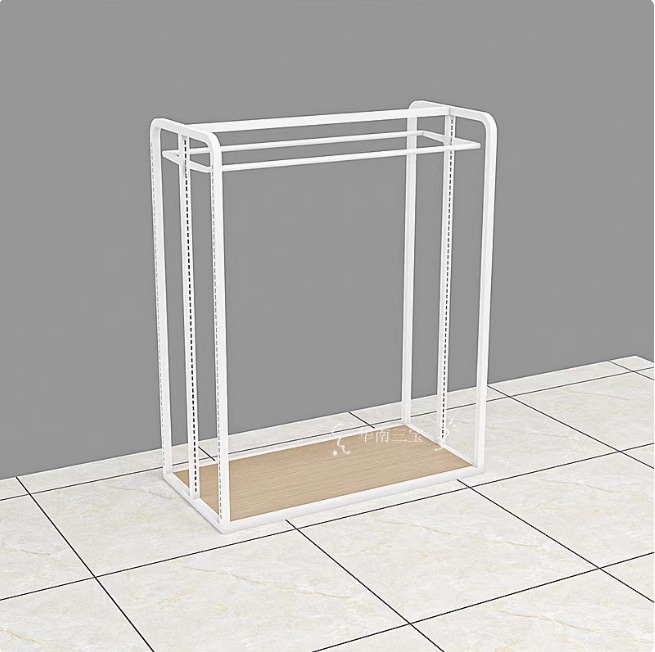 바닥판이 있는 양면 옆걸이 잠옷걸이 120*60*145