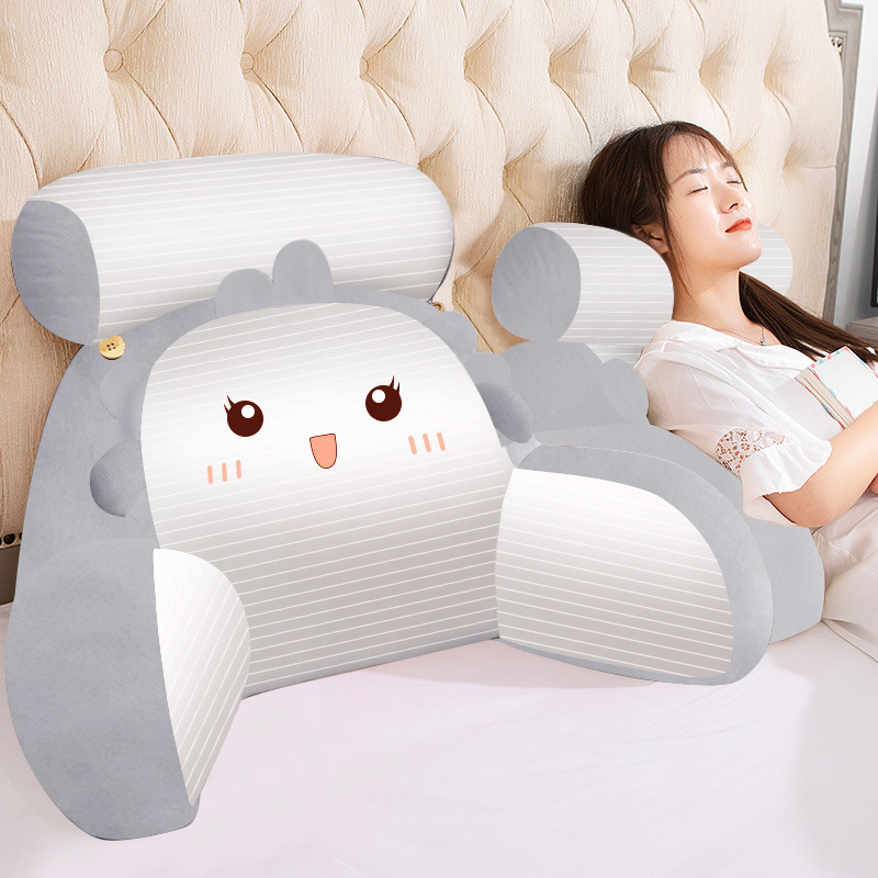 靠枕床头靠垫软包大靠背床上玩手机护腰可爱腰靠护颈半躺老人孕妇
