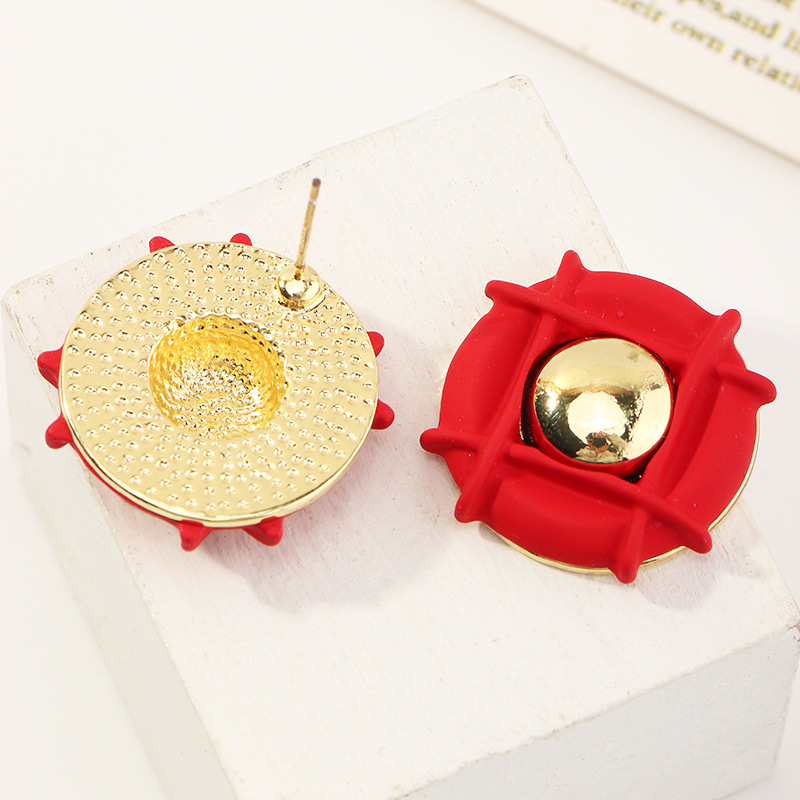 Fashion Simple Heart-shaped Flower Earrings display picture 3