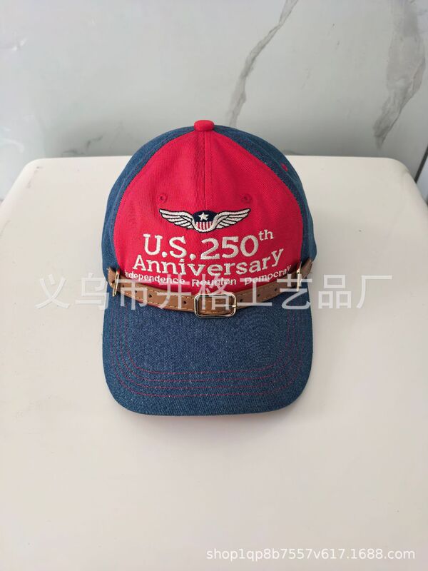 跨境新品Anniversary Retro Washed Cap周年纪念复古水洗帽|undefined