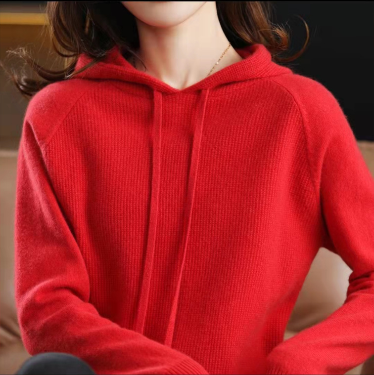 Demi-season woolen base hoody