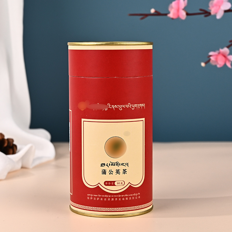 马口铁纸罐定 制圆形天地盖花茶包装盒 螺旋礼品纸筒彩印logo