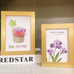 Wooden Picture Frame Display Stand, 6-8 inch A4 Certificate Frame, Framing Border, Wall Hanging Gold Picture Frame, Wholesale