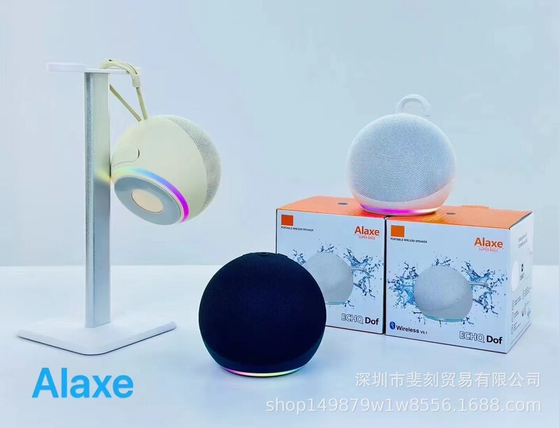 国境を越えた新型Alaxe無線スピーカー壁面スタンド布芸カード小音響デスクトップミニ重サブウーファ|undefined