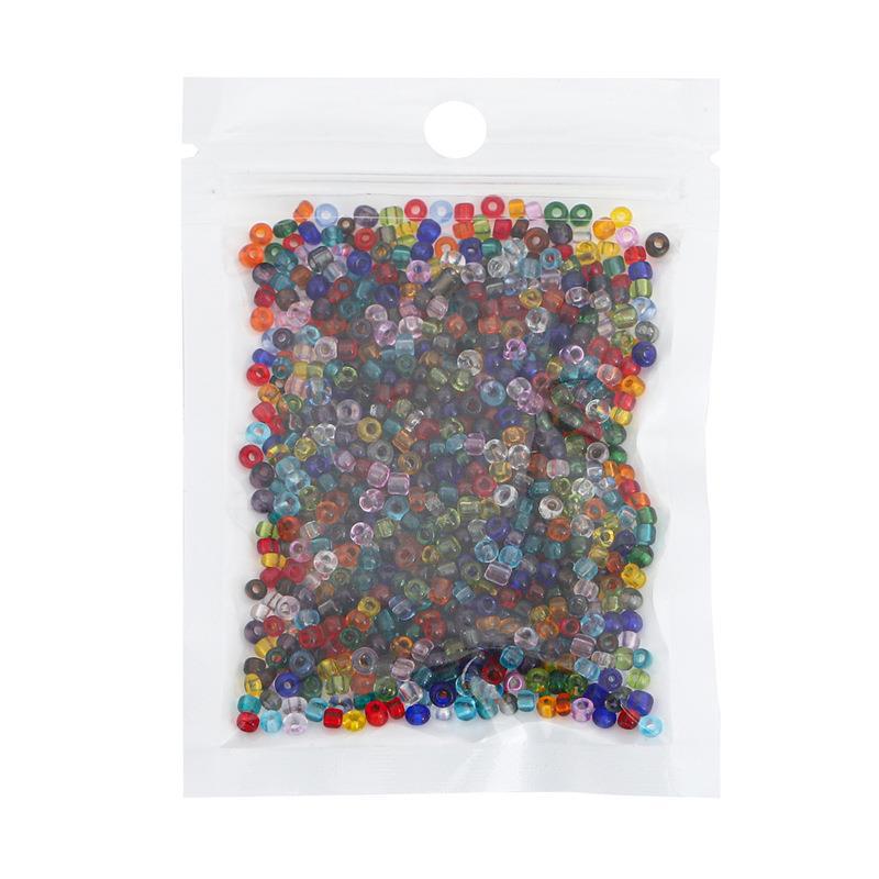 Glass Material Geometric Pattern 1000 Pieces Per Pack Diameter 3mm Glass Geometric DIY Jewelry Accessories Beads