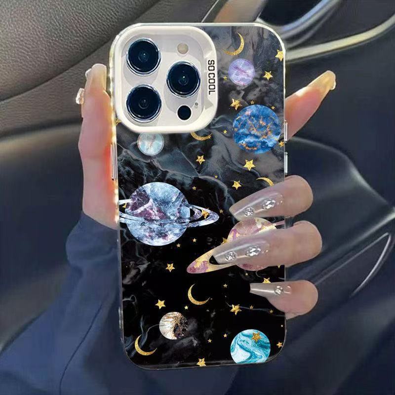 Nuevo planeta para iPhone 16 funda para teléfono móvil Apple 15promax/14/13pro/12 Europa y América 11