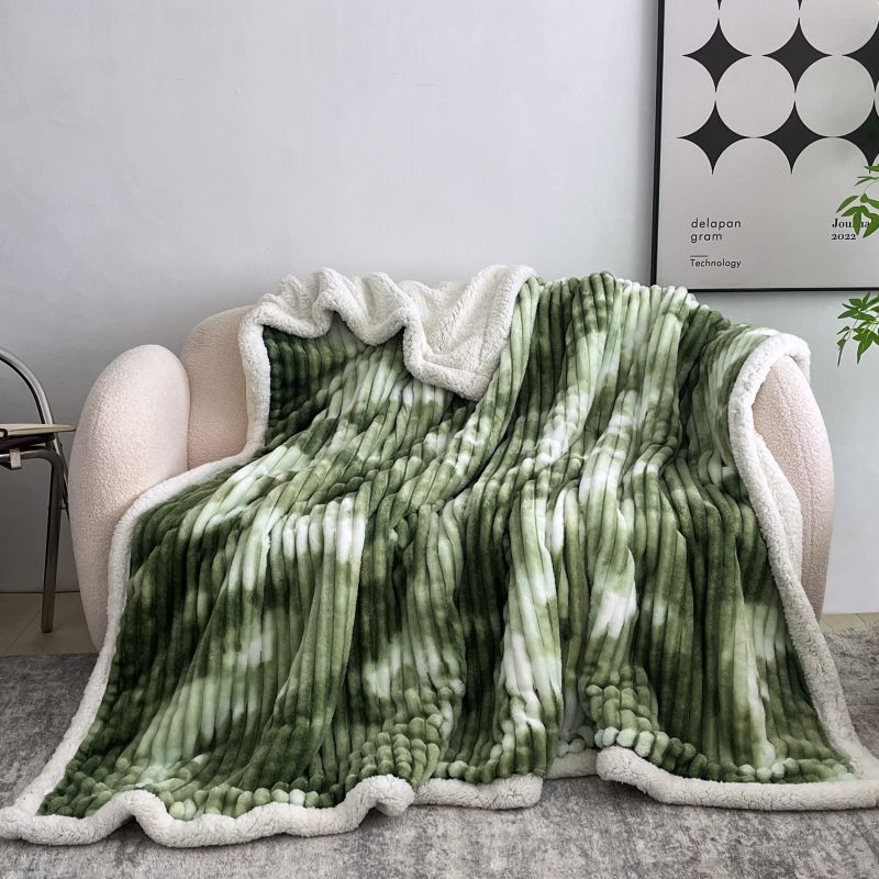 Manta de Franela para Siesta, Doble Capa y Engrosada para Hogar y Oficina image 8