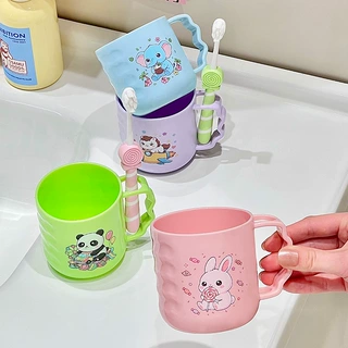 儿童漱口杯刷牙杯子宝宝牙刷杯卡通洗漱杯可爱防摔牙缸牙具杯批发