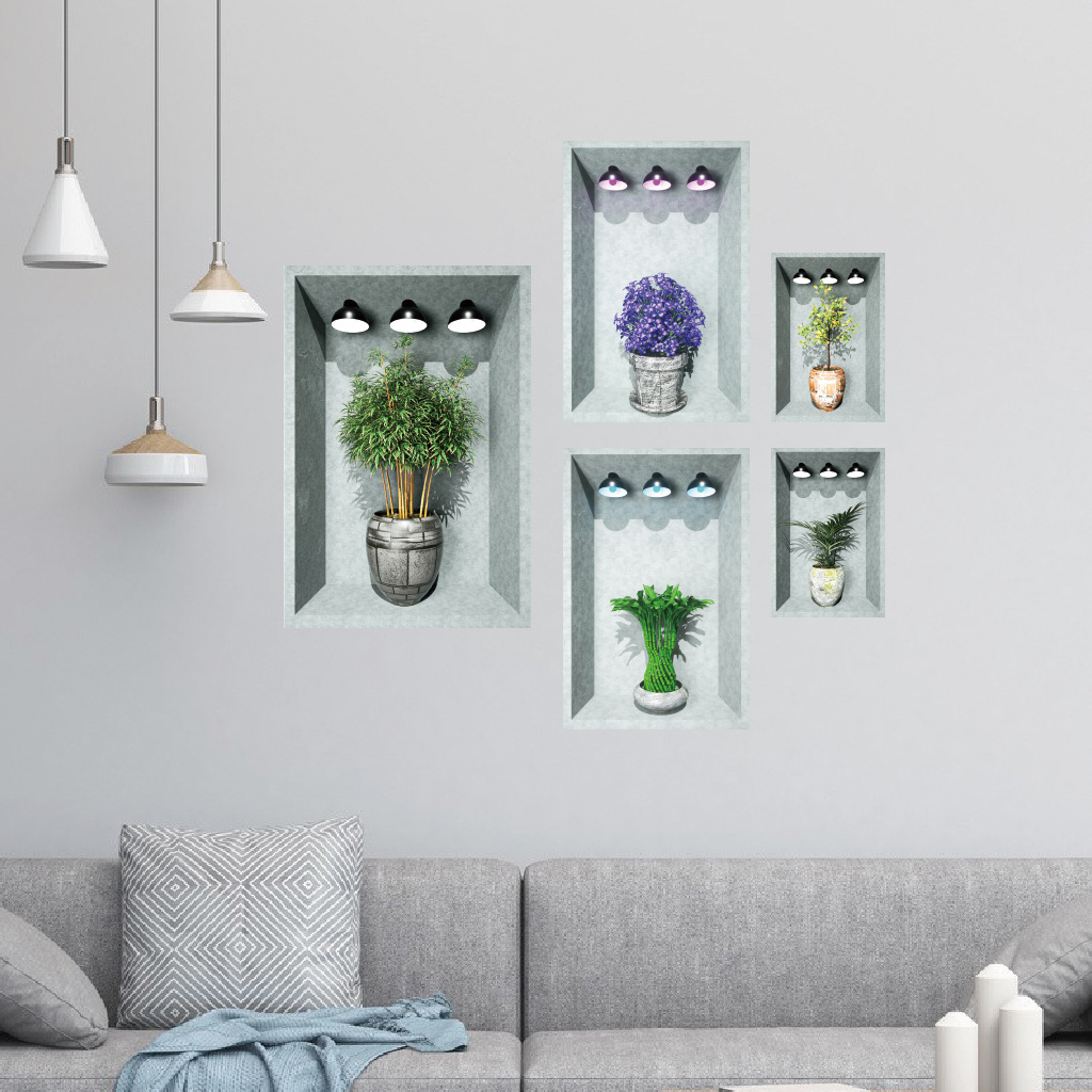 JS-N1129 创意3D立体假窗户