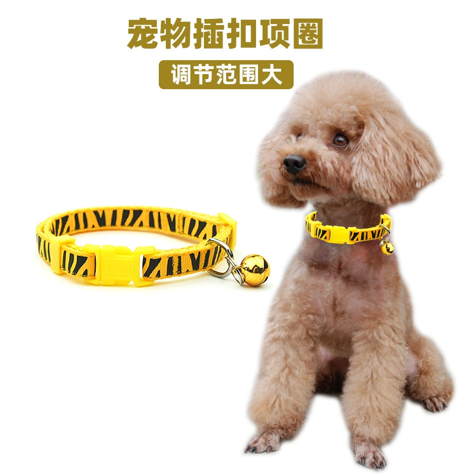 Ручной ошейник для домашних животных Кошка Собака Домашнее животное Колокольчик Шея 1,0 см Точечный светоотражающий плед Полное издание