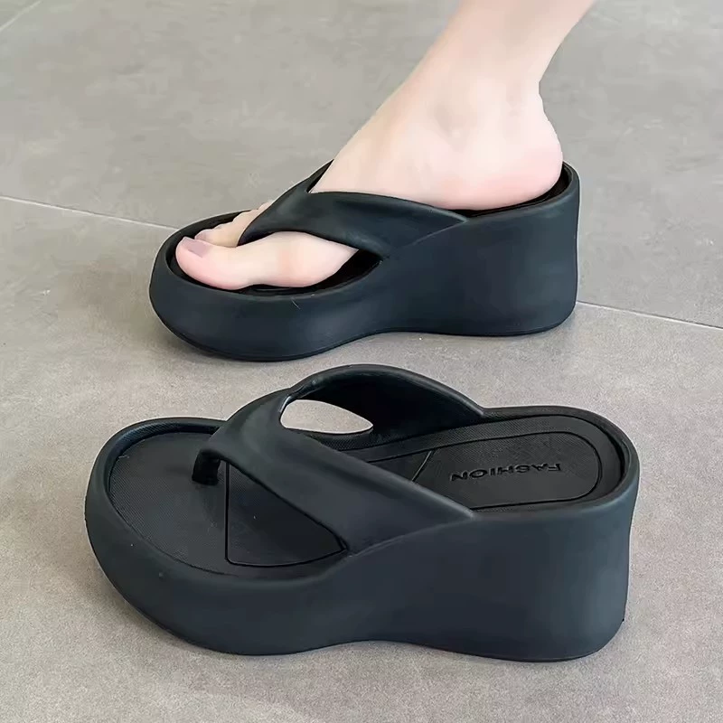 Удобные мужские и женские шлепанцы Mesh Flip-Flops, пляжные тапочки на платформе, модная сетчатая верхняя часть, размер 35/36–39/40