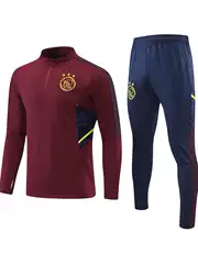 Men's Fall/Winter Soccer Training Set Long Sleeve Printed Match Team Uniform Warm-Up Jacket Casual