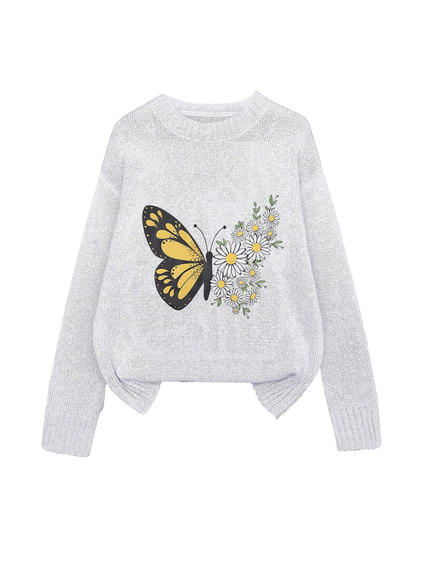 Yzh-8 Round Neck Pullover Printed Autumn Sweater Long Sleeve Amazon Temu Aliexpress Halloween Best-Selling Item